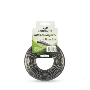 Valas žoliapjovei kvadratinis su šerdimi 3,0 mm 15 m Gardenita (10)