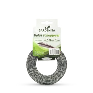 Valas žoliapjovei suktas su šerdimi 2,4 mm  15 m Gardenita (12)