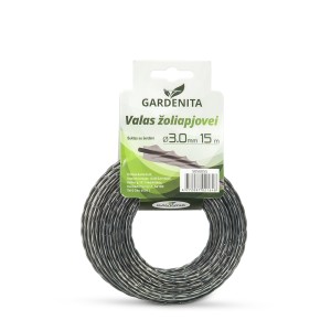 Valas žoliapjovei suktas su šerdimi 3,0 mm 15 m Gardenita (10)