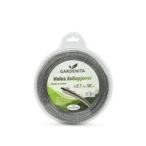 Valas žoliapjovei suktas su šerdimi 2,7 mm 92 m Gardenita (10)