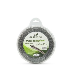 Valas žoliapjovei suktas su šerdimi 3,0 mm 75 m Gardenita (20)