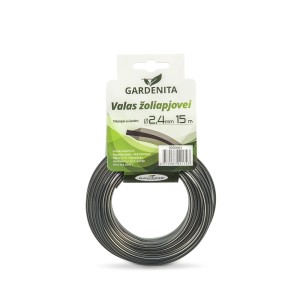 Valas žoliapjovei trikampis su šerdimi 2,4 mm 15 m Gardenita (12)