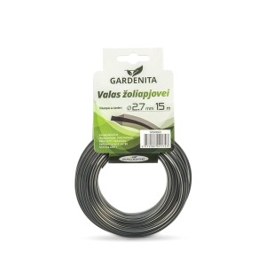 Valas žoliapjovei trikampis su šerdimi 2,7 mm 15 m Gardenita (12)