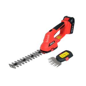 Žirklės gyvatvorėms ir žolei akumuliatorinės 18V 2Ah YT-828355 YATO SYS18V