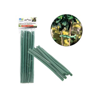 Dirželiai augalams rišti (minkšti, su vielute) 10 vnt 25 cm Alma Garden 121714