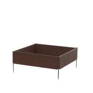 Pakelta lysvė 115x115x13 cm plastikas, rudos sp. Tarmo 603173