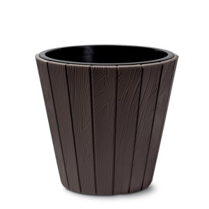 Vazonas WOODE 29L D393xH370 mm ruda sp. Prosperplast