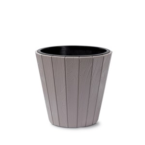 Vazonas WOODE 12L D299xH281 mm mocca sp. Prosperplast
