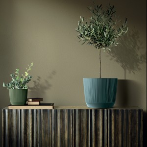 Vazonas RYFO 1 L D126xH108 mm melsva sp. Prosperplast