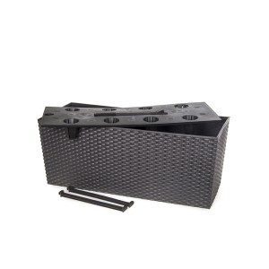 Vazonas RATO CASE 30 l 600x250x240 mm t. ruda sp., laistymo sistema Prosperplast