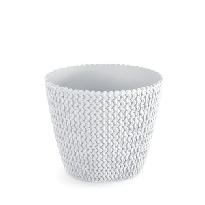 Vazonas SPLOFY 18,6 L D341xH289 mm balta sp. Prosperplast