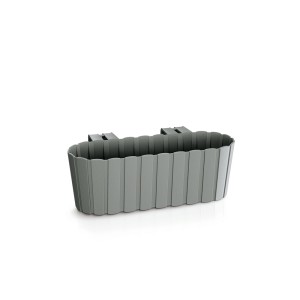 Vazonas BOARDEE lovelis pakabinamas 4,9 L 212x383x130 mm pilka sp. Prosperplast