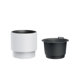 Vazonas HEOS su įdėklu D468xH440 mm balta sp. Prosperplast
