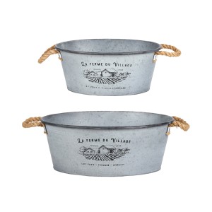 Vonelė 2 vnt komplektas su rankenomis Garden&Metal Sunnydays 14009