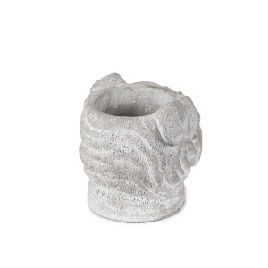 Vazonas betoninis Buldogas D19xH19 cm pilkos sp. Parlane 102282