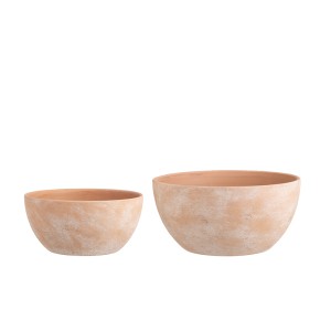 Vazonai keramikiniai 2 vnt D28xH13,5 cm D34xH16,5 cm 4Living 645536