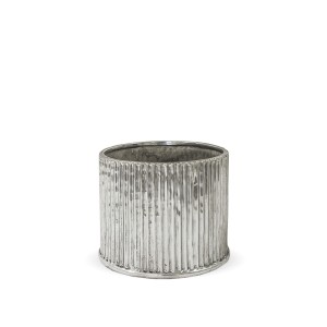 Vazonas keramikinis sidabro spl.Vintage 15x16x16 cm 122219