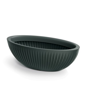 Vazonas LATIA ovalus 14 l 240x580x200 mm antracito sp. Prosperplast