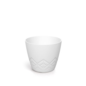 Vazonas DARE 3,9 L D198xH173 mm balta sp. Prosperplast