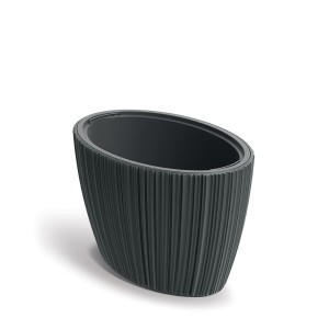 Vazonas ORO su įdėklu 63/24 L 395x595x380 mm t. pilka sp. Prosperplast