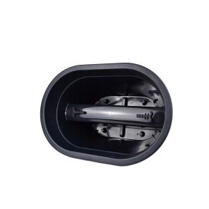 Vazonas LOFLY turėklams ovalus 12.3 L 266x396x250 mm antracito sp. Prosperplas