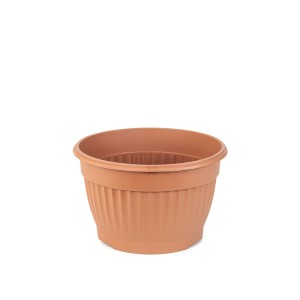 Vazonas TERRA 8,5 l D290xH180 mm ruda sp. Prosperplast