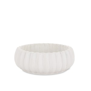 Vazonas keramikinis baltas 8x22x22 cm