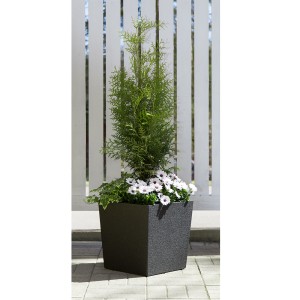 Vazonas termo 2 vnt 38/75 l 39x39x39/48x48x48 cm juodos sp. 4Living 276395