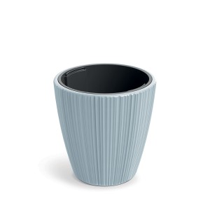 Vazonas ORO ROUND su įdėklu 60/31 L D470xH500 mm pilka sp. Prosperplast