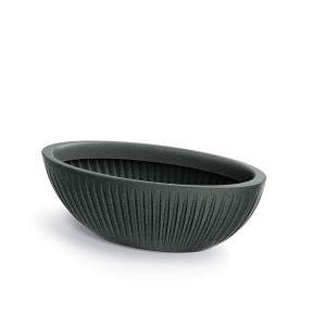 Vazonas LATIA ovalus 14 l 240x580x200 mm t. pilkos sp. Prosperplast