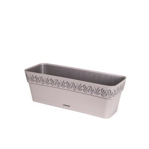 Vazonas OPERA GAIA lovelis su vand. rez. 9,5 L 50x18x17 cm pilka sp. 88812 STEFA