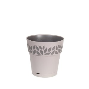 Vazonas OPERA CLOE su vand. rez. 7,5 L D25xH25 cm pilka sp. 94130 STEFANPLAST