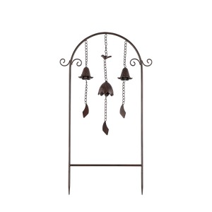 Sodo dekoracija-vėjo varpeliai, įsmeigiama 40x6,5x70 cm metalinė 4Living 623741