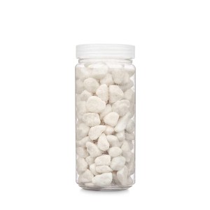 Dekoratyviniai akmenys 700 g (1-2 cm) baltos spalvos Giftdecor 92528