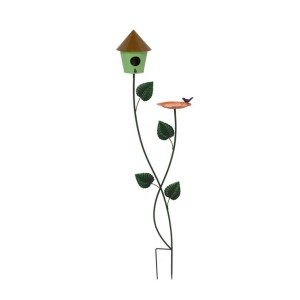 Dekoracija įsmeigiama metalinė Paukštelis 114x33x15 cm 8445393402567