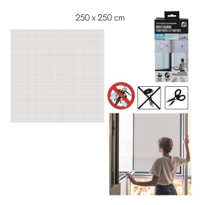 Tinklelis langams nuo vabzdžių baltas 250x250 cm DI0074