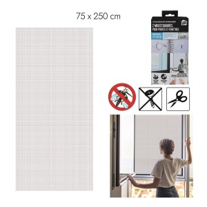 Tinklelis langams nuo vabzdžių baltas  75x250 cm 2 vnt. DI0075