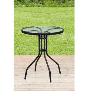 Sodo staliukas D60xH70 cm metalas/stiklas 4Living 604243