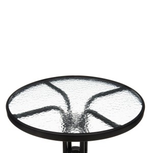 Sodo staliukas D60xH70 cm metalas/stiklas 4Living 604243