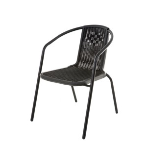 Kėdė sodo juodos spalvos 54x56x72 cm Patio 47627