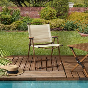 Kėdė sodo sulankstoma smėlio sp. 55x77x63 cm Home Deco HDO0060