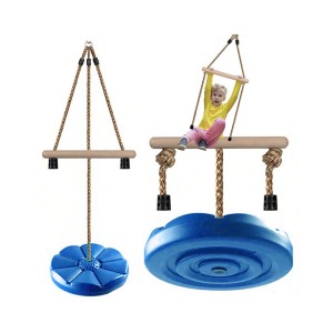 Sūpynės laipynės vaikams max 75 kg mėlynos 27117_N