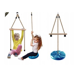 Sūpynės laipynės vaikams max 75 kg mėlynos 27117_N