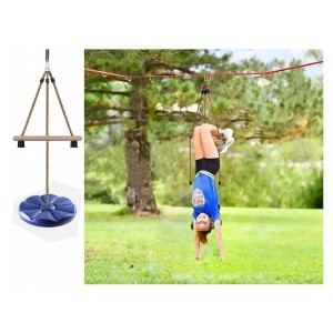 Sūpynės laipynės vaikams max 75 kg mėlynos 27117_N