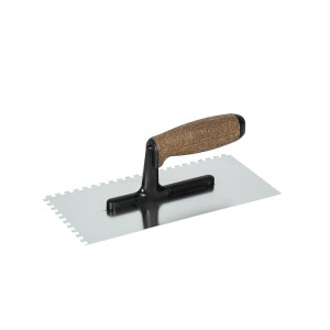 Trintuvė tinkavimui nerūdijančio plieno dantyta 270x130 mm  8x8 mm NATURE 7828K