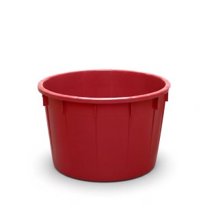 Kubilas nemaistinis tamsiai raudonas 280 l D90xH57 cm 45286 Italija STEFANPLAST