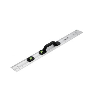 Линейка столярная алюм. 2 глазка 600мм