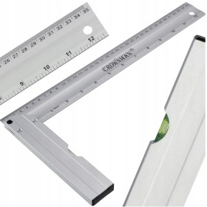 Kampainis aliumininis su gulsčiuku 350 mm 0910434 Crownman (6)