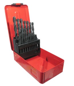 TWIST DRILL SET HSS 19PCS 1-10MM