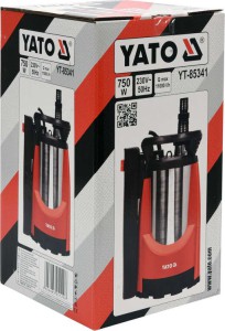 Siurblys vandeniui ner. plieno su plūde  750 W YT-85341 YATO